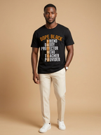 Dope Black Father Acrostic: Hero Protector Provider Graphic T-Shirt - RootednLoud