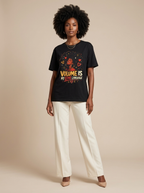 Volume Is My Love Language: Natural Hair Afro Graphic T-Shirt - RootednLoud