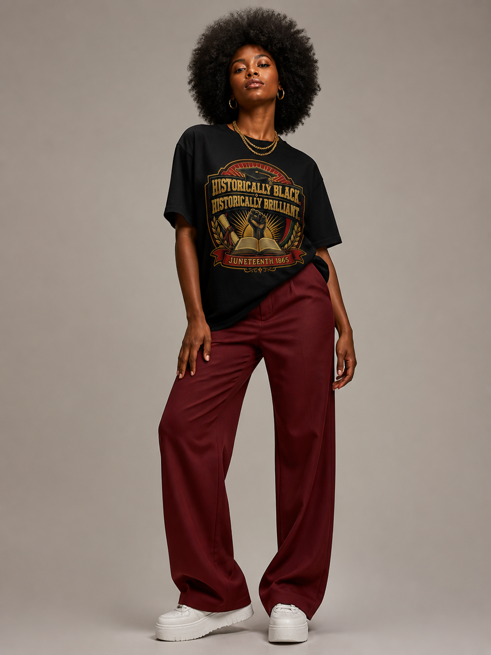 Historically Black Historically Brilliant: HBCU Graduation Graphic T-Shirt - RootednLoud