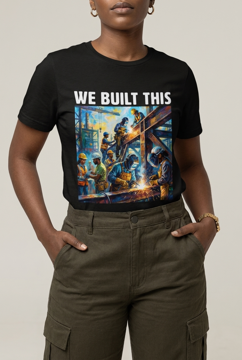 We Built This: The Legacy of Labor Graphic T-Shirt - RootednLoud