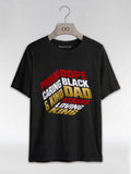Proud Black Dad - Strong, Loving, King Graphic T-Shirt - RootednLoud