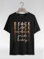 Black Love Joy Excellence Pride History: Melanin Shades Graphic T-Shirt - RootednLoud