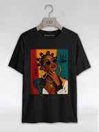Urban Melanin Queen: 90s Hip Hop Bantu Knots Graphic T-Shirt - RootednLoud