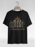 Black Queen The Most Powerful Piece: Chess Empowerment Graphic T-Shirt - RootednLoud