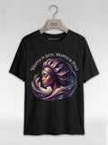 Wrapped In Satin Wrapped In Peace: Soft Life Empowerment Graphic T-Shirt - RootednLoud