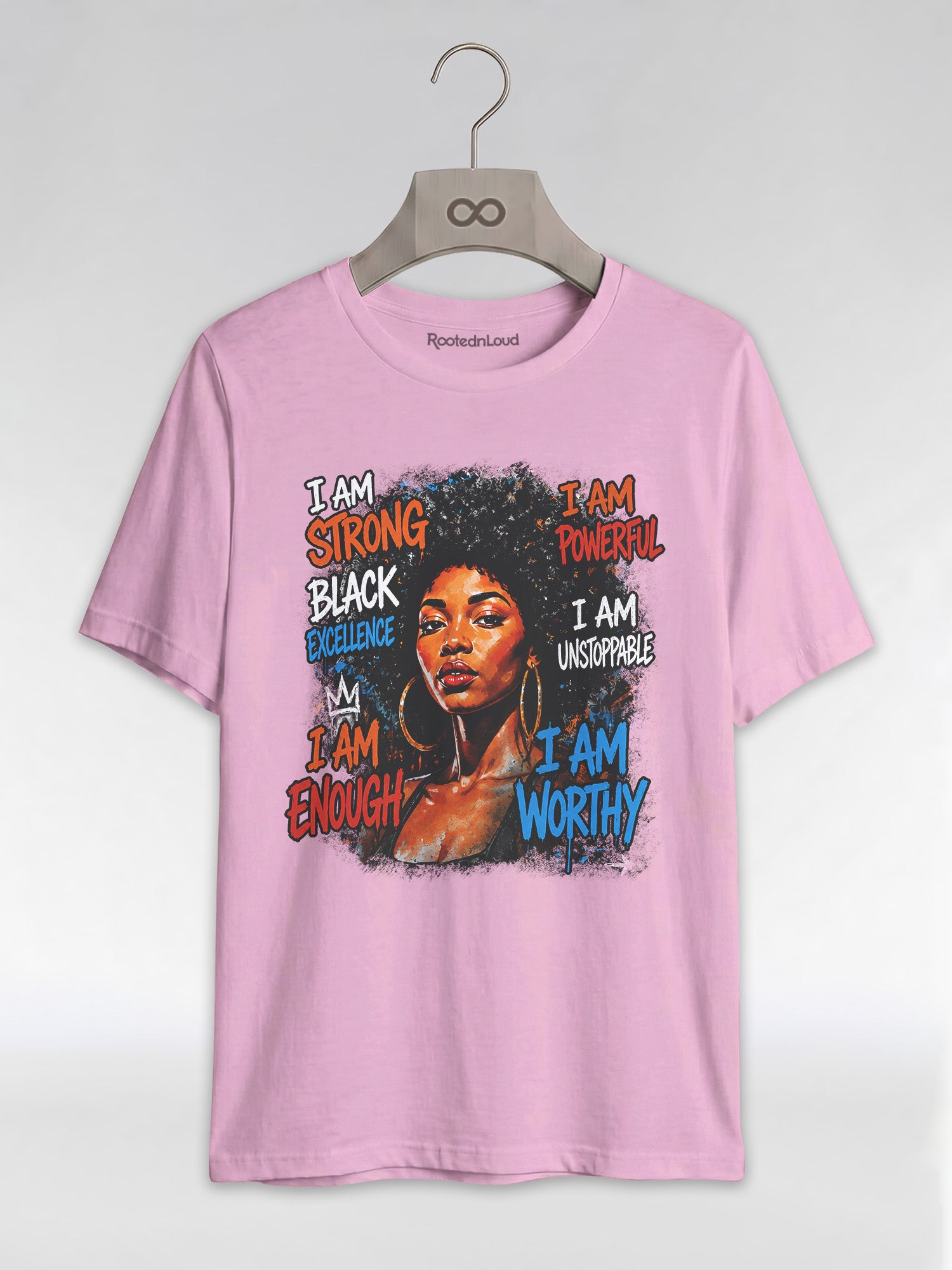 I Am Unstoppable: Black Excellence Graphic T-Shirt - RootednLoud