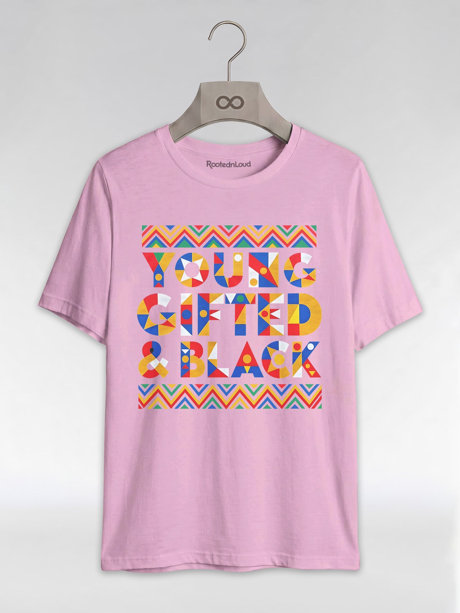Black Excellence Apparel: Young Gifted and Black Tribal Graphic T-Shirt - RootednLoud