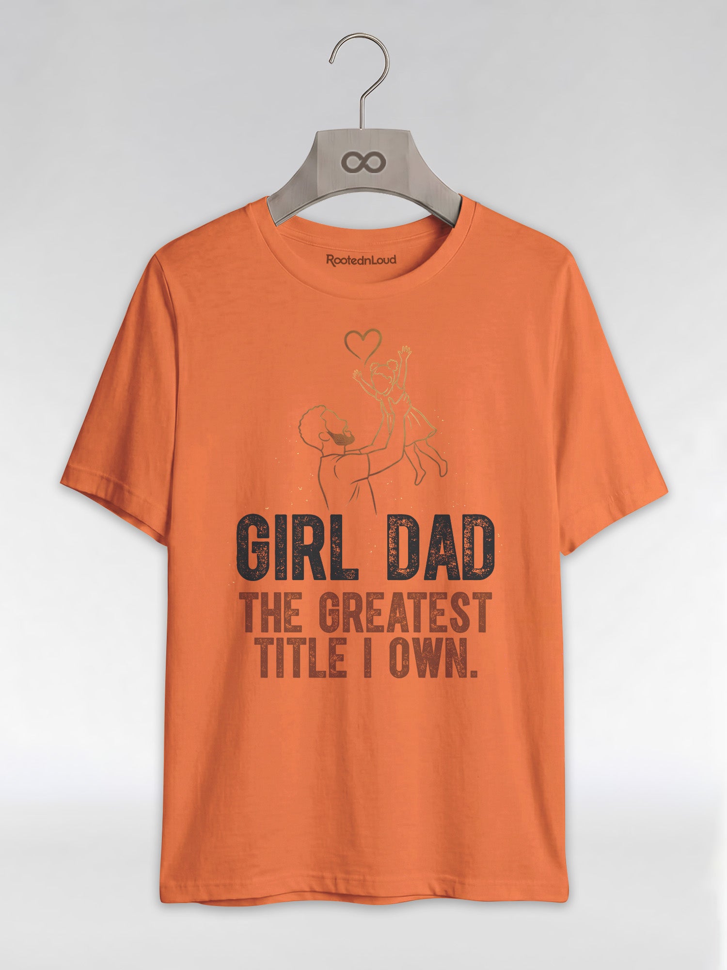 Black Dad & Daughter Bond: The Greatest Title Graphic T-Shirt - RootednLoud