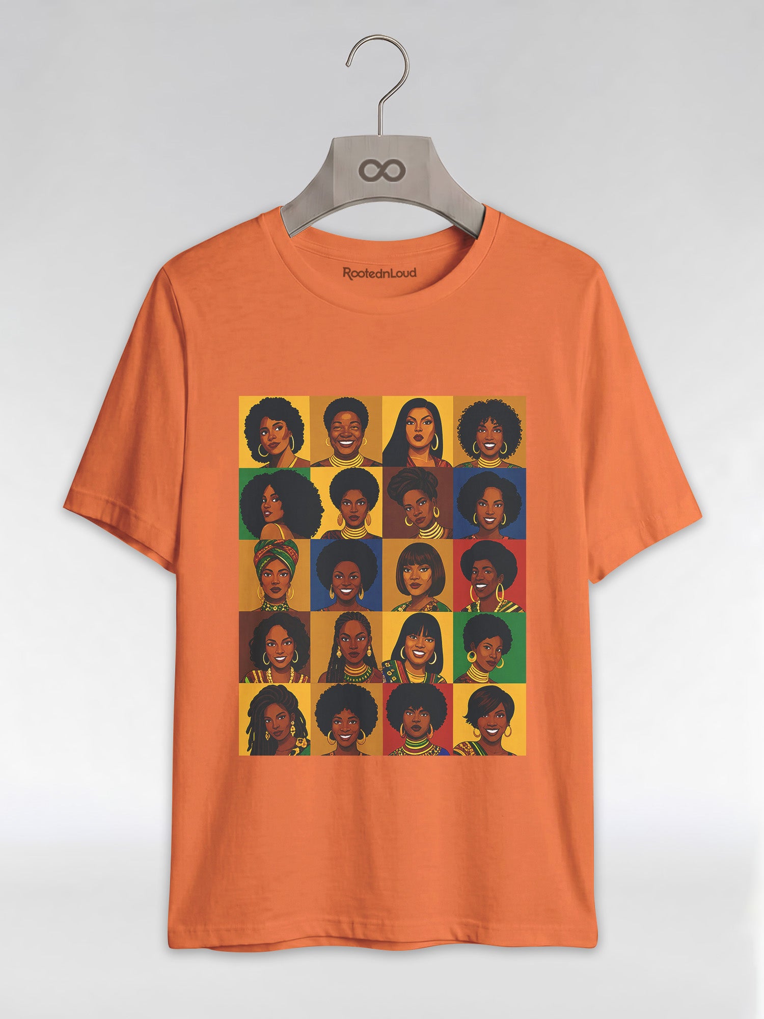 Black Queen Collage: A Tribute to Diverse Beauty Graphic T-Shirt - RootednLoud