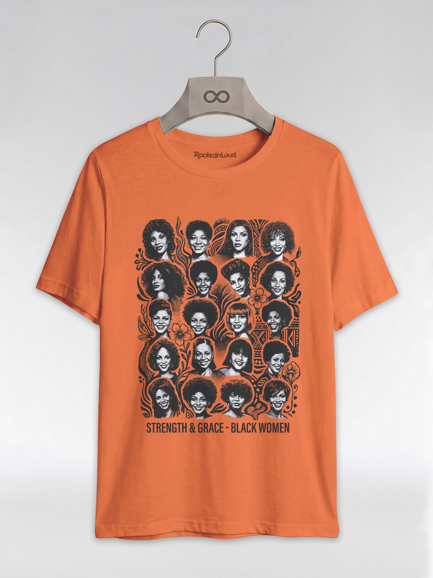 Strength & Grace: Icons of Black Women Empowerment Graphic T-Shirt - RootednLoud