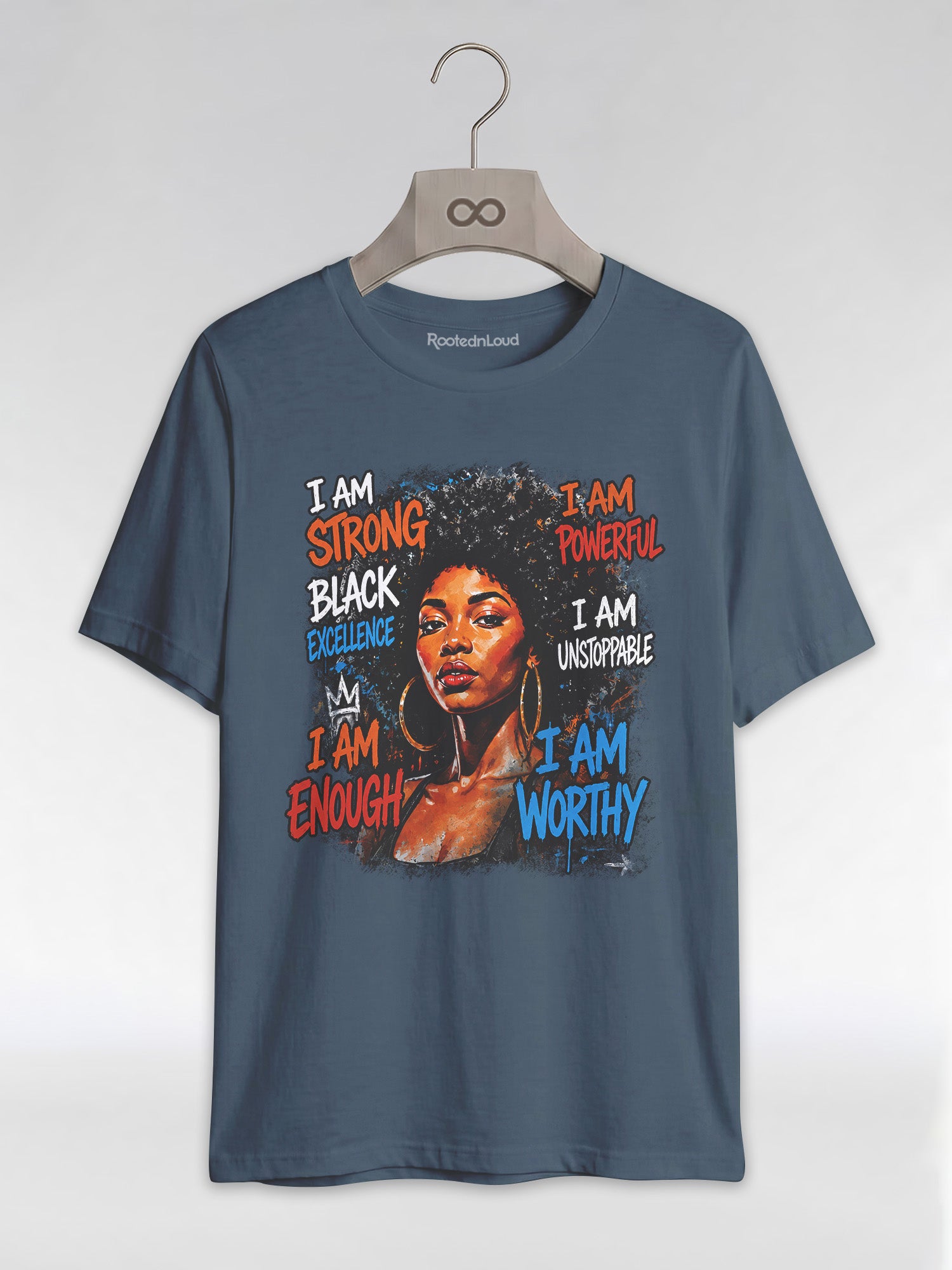 I Am Unstoppable: Black Excellence Graphic T-Shirt - RootednLoud