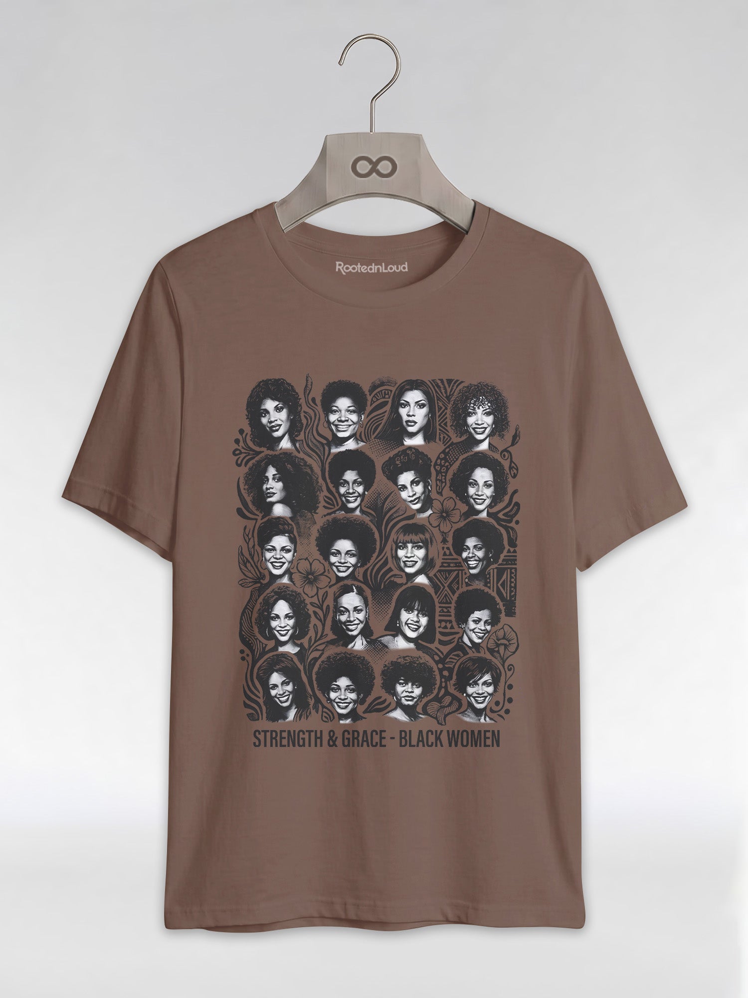 Strength & Grace: Icons of Black Women Empowerment Graphic T-Shirt - RootednLoud