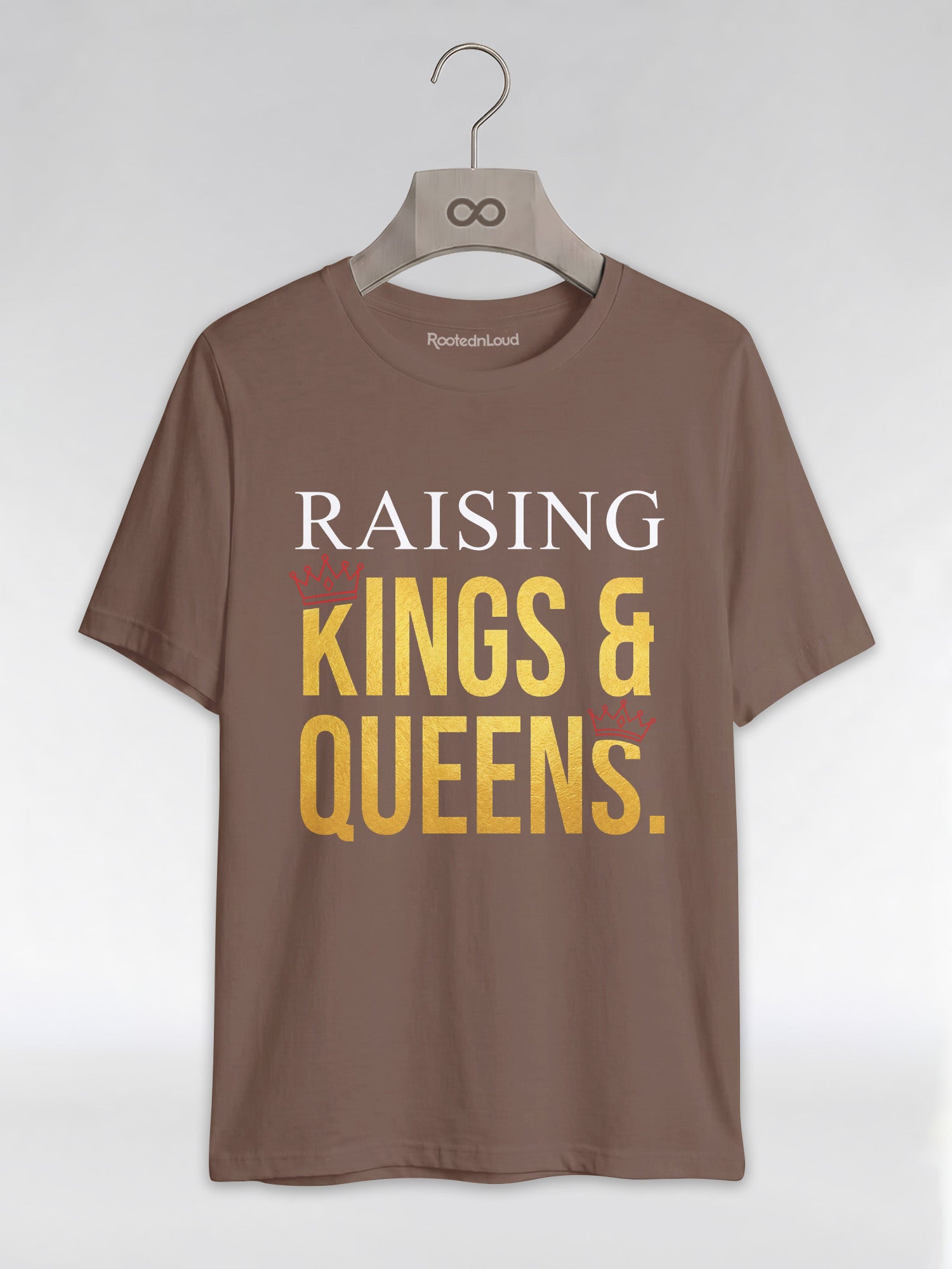Raising Kings And Queens: Proud Black Parents Graphic T-Shirt - RootednLoud