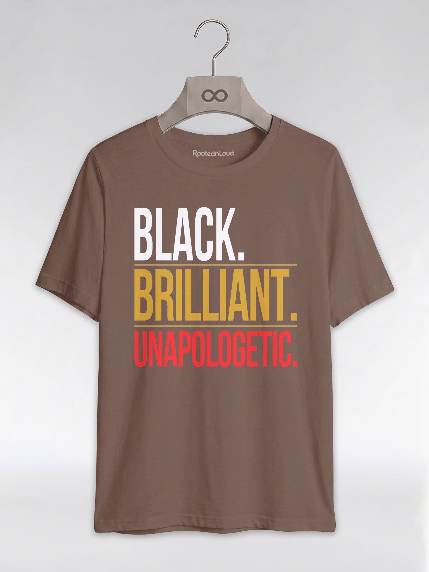 Black Brilliant Unapologetic: Proud Melanin Graphic T-Shirt - RootednLoud