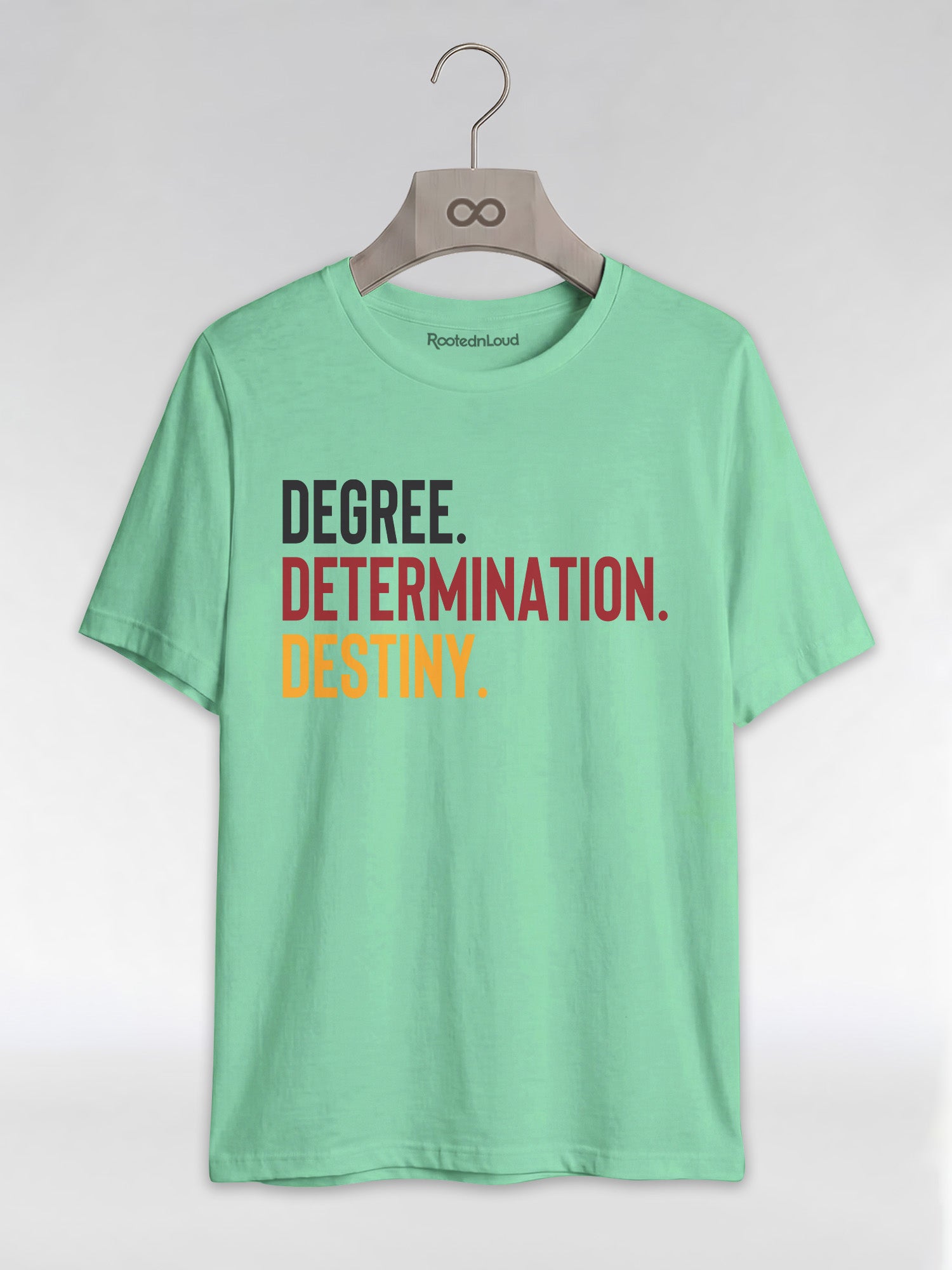 Degree Determination Destiny: Black Excellence Graduation Graphic T-Shirt - RootednLoud