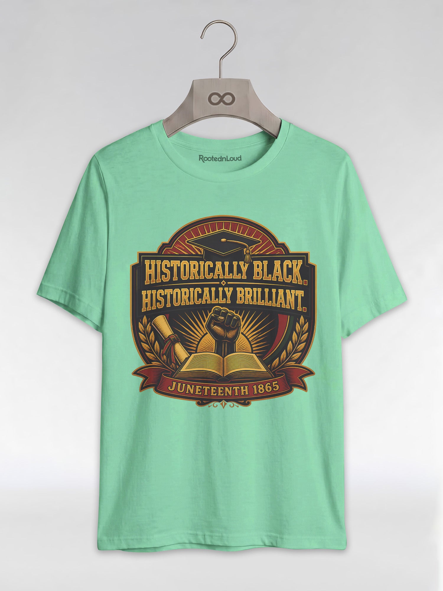 Historically Black Historically Brilliant: HBCU Graduation Graphic T-Shirt - RootednLoud