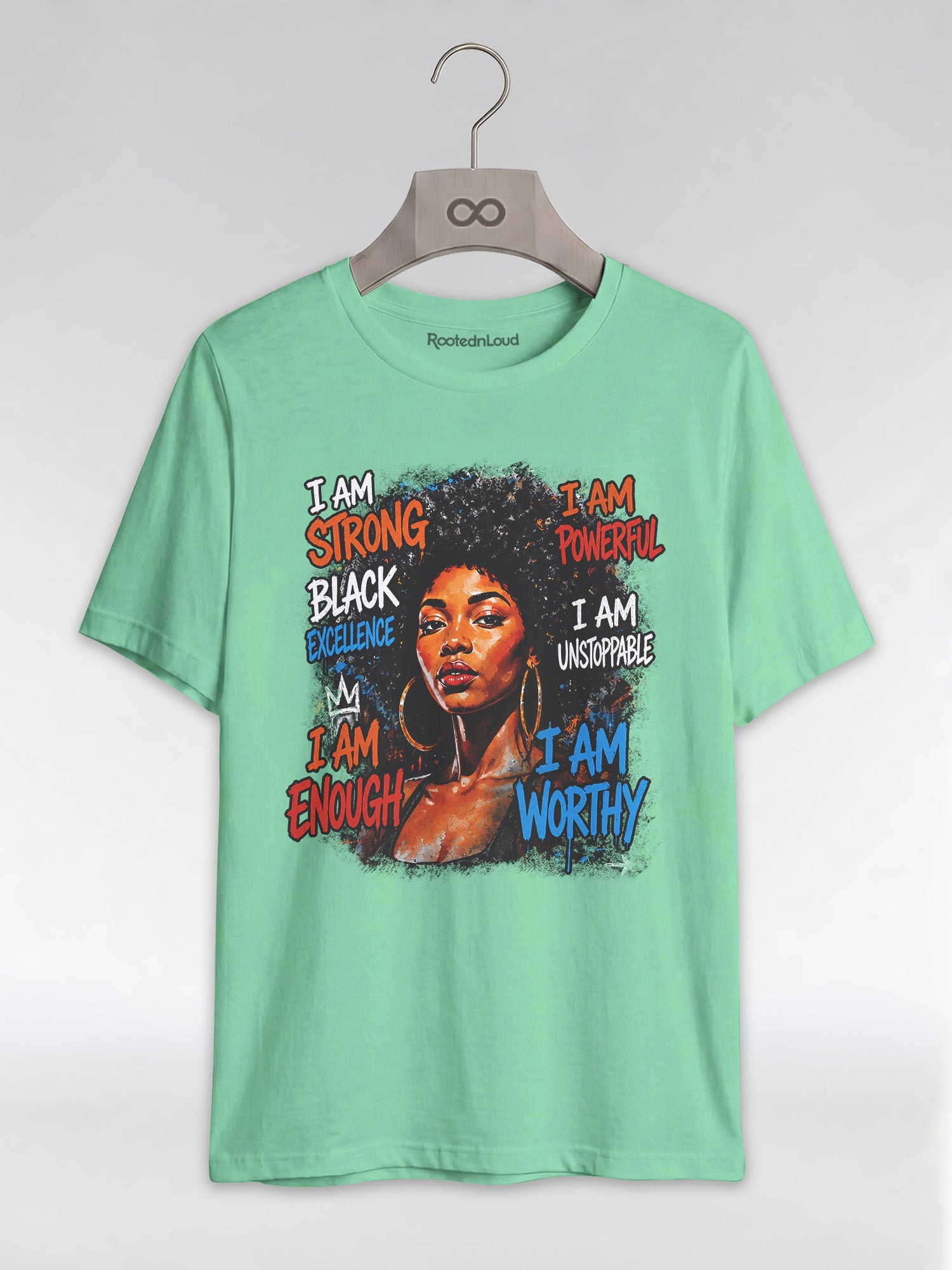 I Am Unstoppable: Black Excellence Graphic T-Shirt - RootednLoud
