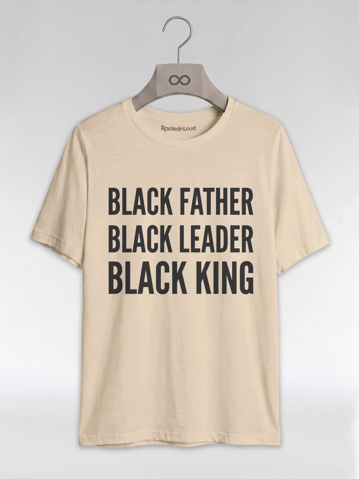 Black Father Black Leader Black King: Proud Dad Graphic T-Shirt - RootednLoud