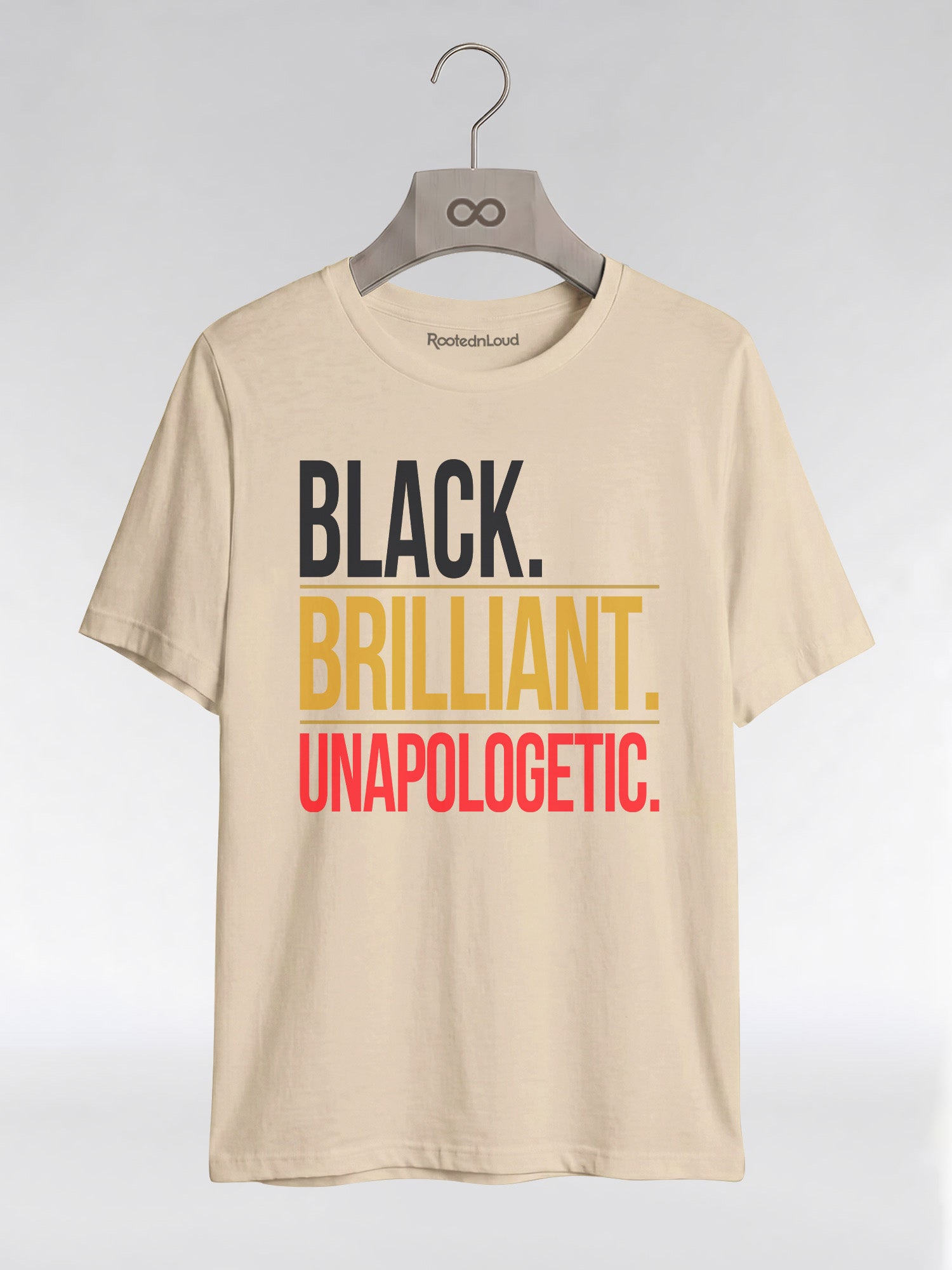 Black Brilliant Unapologetic: Proud Melanin Graphic T-Shirt - RootednLoud