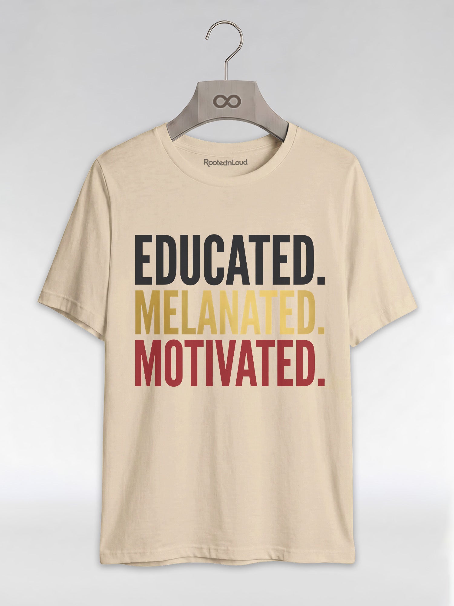Educated Melanated Motivated: Black Excellence Graphic T-Shirt - RootednLoud