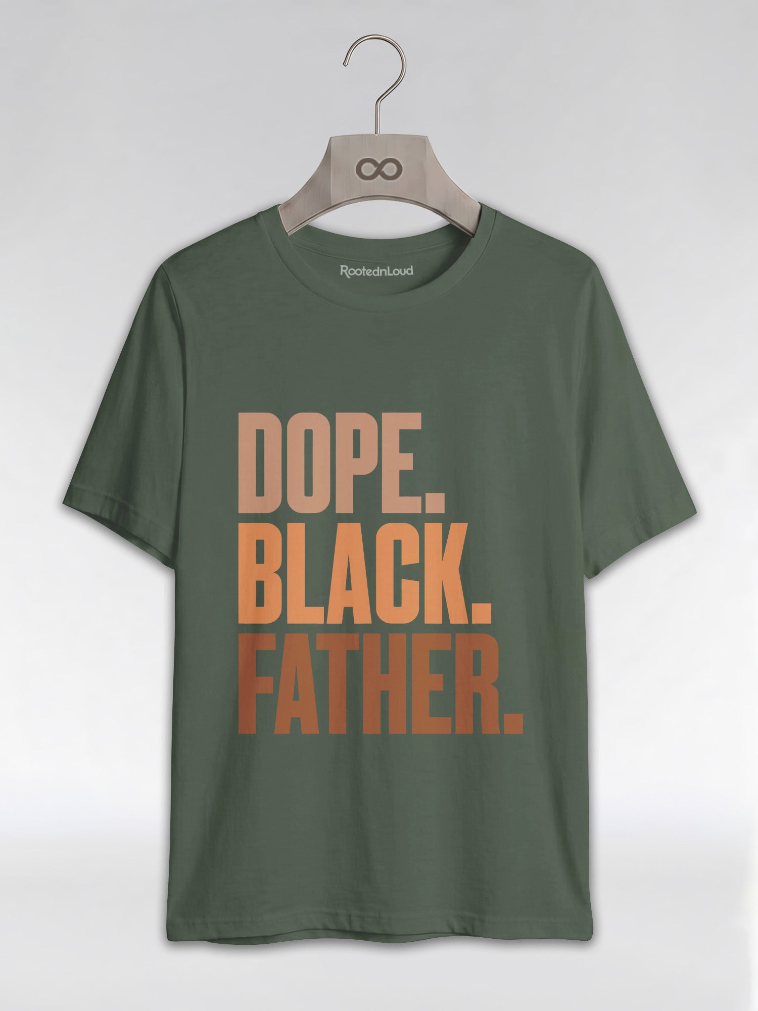 Dope Black Father Graphic T-Shirt - RootednLoud