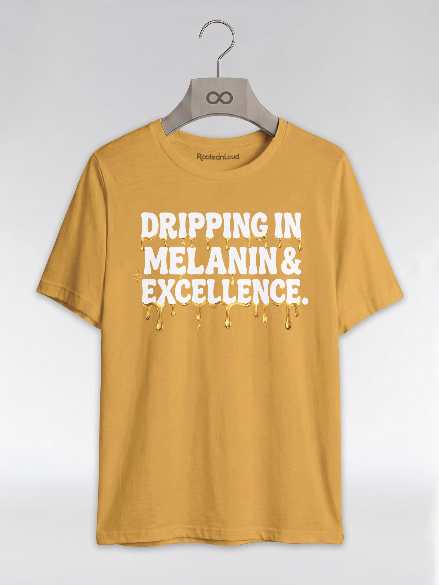 Dripping In Melanin And Excellence Graphic T-Shirt - RootednLoud