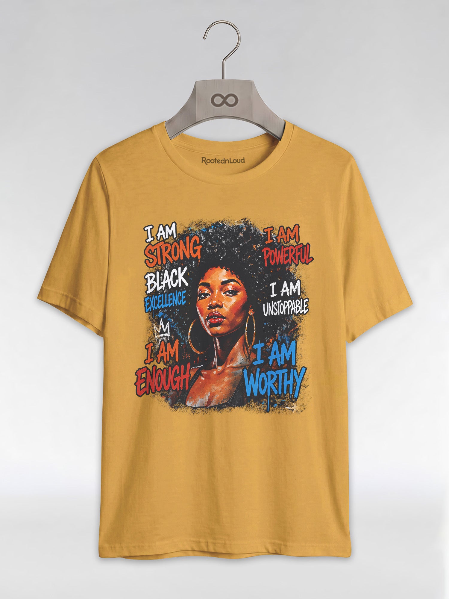 I Am Unstoppable: Black Excellence Graphic T-Shirt - RootednLoud