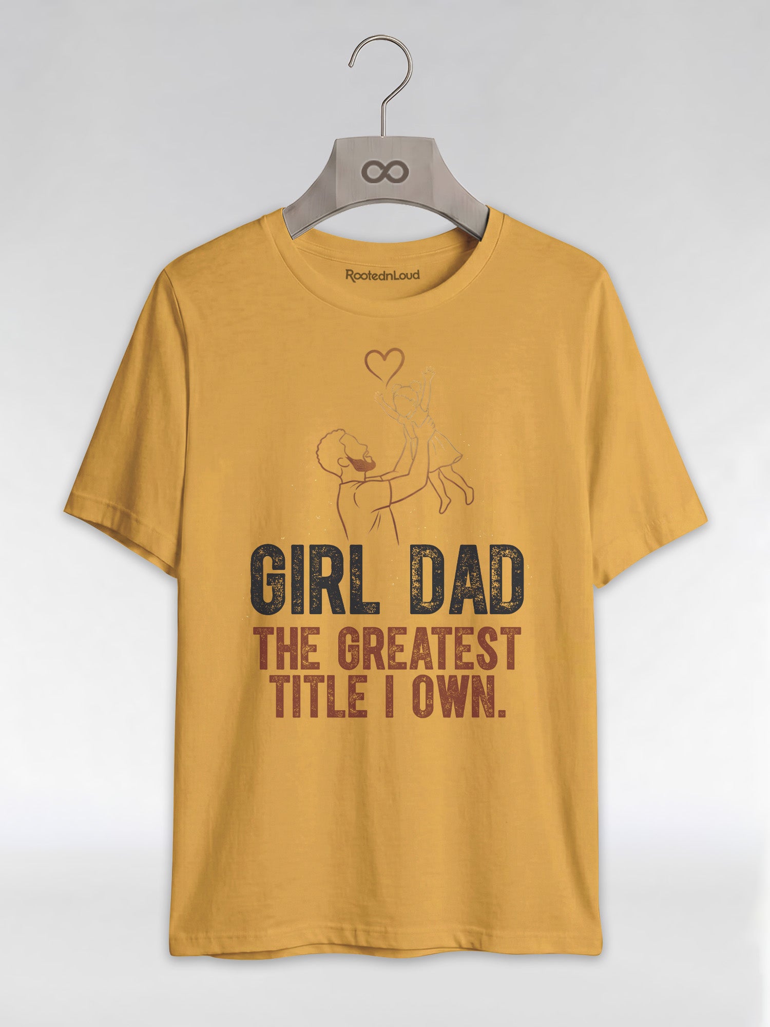 Black Dad & Daughter Bond: The Greatest Title Graphic T-Shirt - RootednLoud