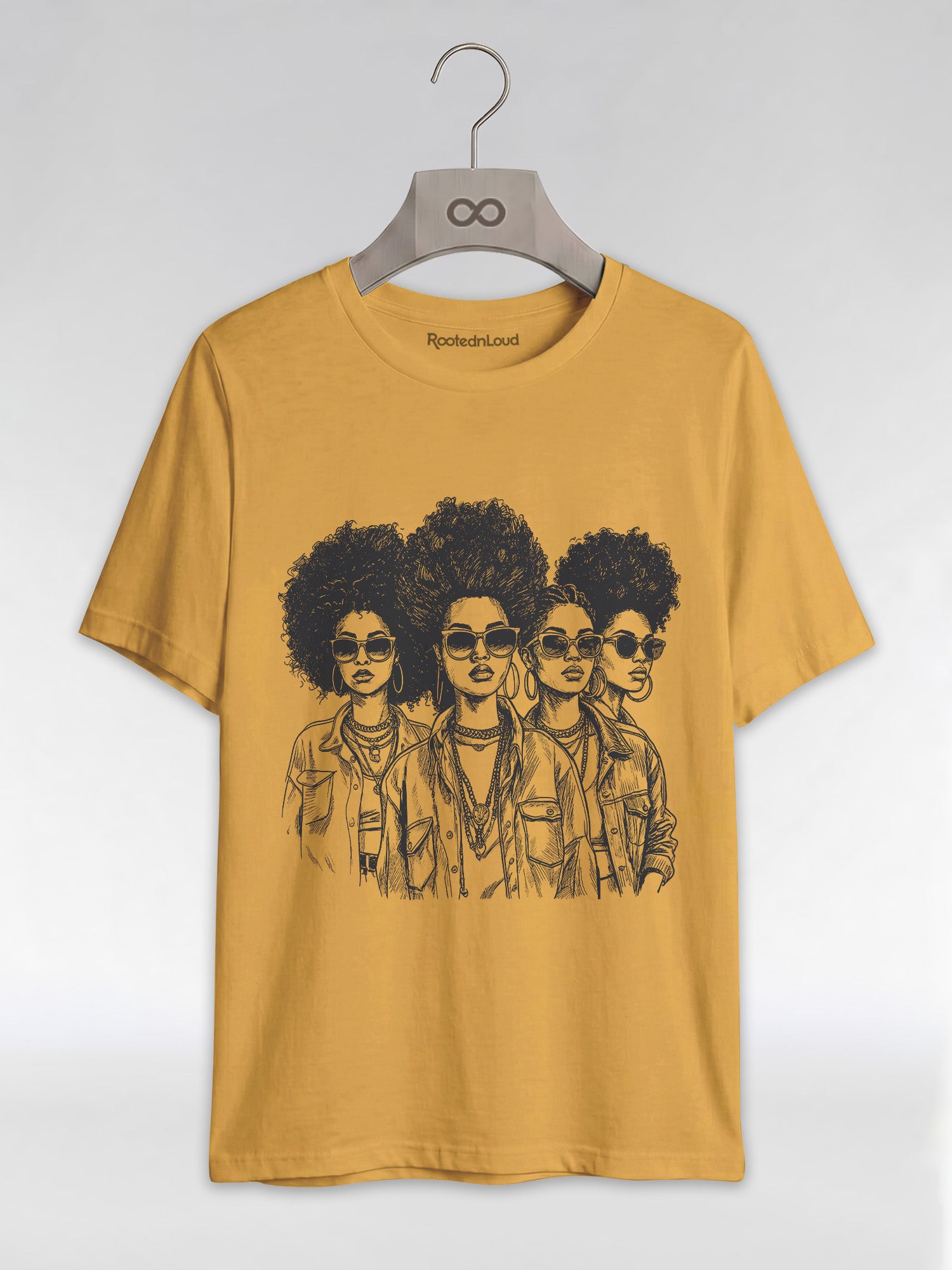 Black Girl Magic: The Ultimate Squad Goals Graphic T-Shirt - RootednLoud