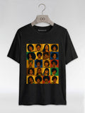 Black Queen Collage: A Tribute to Diverse Beauty Graphic T-Shirt - RootednLoud