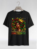 Remembering My Ancestors Juneteenth: Black Queen Graphic T-Shirt - RootednLoud